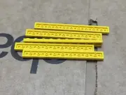 LEGO Parts - Yellow Plate 1 x 10 - No 4477 - QTY 5