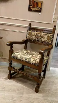 在飛比找樂天市場購物網優惠-2314英式Old Charm橡木扶手餐椅