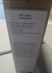 HP 14 Laptop, AMD Ryzen 5 5500U, 8 GB RAM, 256 GB SSD Storage, 14-inch Full HD D