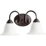 Quorum International 5110-2-186 Spencer Bathroom Vanity Light Oiled Bronze