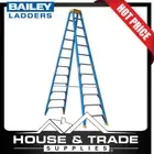 Bailey Ladders Step Ladder 3.6m 12 Step Fibreglass 150Kgs Double Sided FS13984