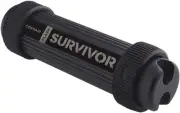 Corsair Flash Survivor Stealth 64GB USB 3.0 Drive, Black 64 GB, black