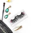 0.98in Color False Eyelashes Wispy Fluffy Pink Ends Dramatic Colored False E SD0
