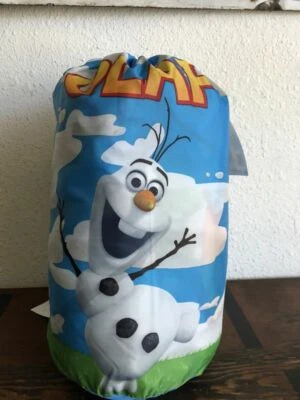 Disney Frozen OLAF Slumber Bag 30"x54" Bonus Backpack Carry Bag