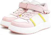 [princepard] Toddlers Girls Orthopedic Shoes with Ankle and Arch Support,Fashion Thick Sole Sneakers with Skirt Decoration