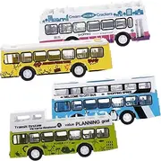 Toddmomy 4Pcs Scale Bus for Present for Promotes Hand Eye Coordination and Sensory Skills