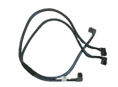 N4R5H DELL POWEREDGE R630 DUAL MINI SAS SFF-8643 CABLE FOR 8SFF BACKPLANE NEW
