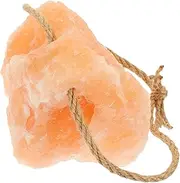 Minkissy Salt Brick for Livestock Natural Mineral Block Rope for Cattle Sheep and Horses Essential Nutritional for Healthy Digestion and Growth
