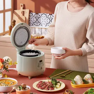 小熊迷你電飯煲小1-2-3人煲湯煮飯兩用多功能家用小型智能電飯鍋