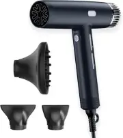 K&K Professional BLDC Hair Dryer, 110000 RPM/m Brushless Motor Ionic Black