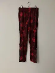 Adidas Red Firebird Girls Trackpants BNWT size 12 k51