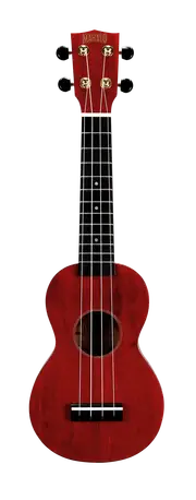 Mahalo Slimline Soprano Ukulele Transparent Red MS1TRD