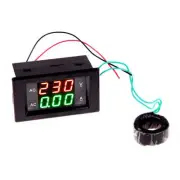 Digital Ammeter Voltmeter LCD Panel Amp Volt Meter Gauge AC 100A 80-300V A2TM