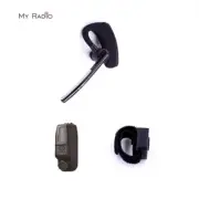 Wireless PTT Headset for Motorola P8668 GP328D HAM Radio Bluetooth Eerpiece Mic