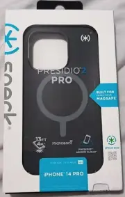 Speck Presidio2 Grip Series Case for Apple iPhone 14 Pro 6.1" (Charcoal)