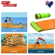 Multicoloured Floating Water Mat 2.7x1.8m Foam Pad Swimming Pool Island Platform