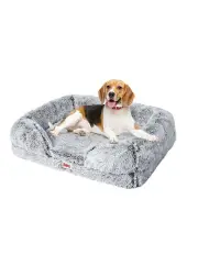 [PaWz] Medium Orthopedic Pet Bed in Light Grey