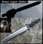 UBR CUSTOM HANDMADE HIGH CARBON STEEL ROMAN LEGION GLADIUS SWORD WITH SHEATH