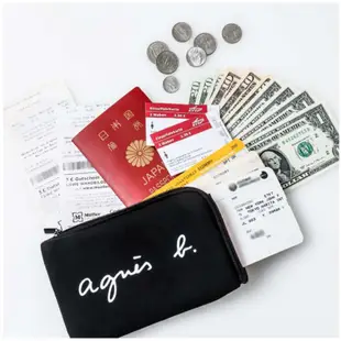 《現貨》日本 寶島社 agnes b Agnesb 小b 掛頸包 證件套 皮夾 手機套 鋼筆 護照套 40週年雜誌附錄