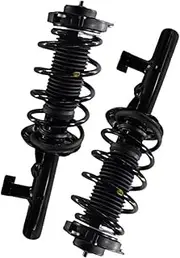 JILORTH 1Pair Front Shock Absorbers with Electric Compatible for VW Passat, Variant 362 357 2010-2014, Front Struts, OEM: 3C0413031D, 1K0413031DC