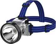 Headlamp Flashlight High Bright Headlight with 3 Light Modes Support Motion Sensor & Power Bank Function for Camping Hiking Fishing Running Silver