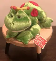 Gund Plush Frog My Name Is Snaps 14078 Prince Hearts Small 7” New Tags
