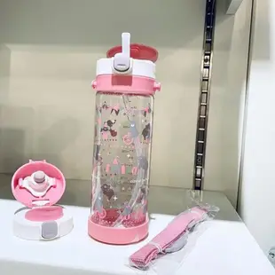 利其爾兒童水杯男女寶寶塑料吸管杯大容量上學專用冷水壺直飲杯子