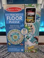 NEW Melissa & Doug Floor Puzzle 48pcs-Round The Shore - Kids Toy Track Action