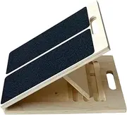 Zxpjkyu Incline Plate for Calf Stretch, Calf Stretcher for Squats, Adjustable Incline Board for Ankle Stretching