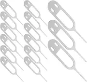 OSALADI 50pcs Stainless Steel Sim Card Ejector Tool 12mm Needle Sim Tray Ejecting Tool Convenient Sim Card Tray Ejector Pin Cellphone Accessory