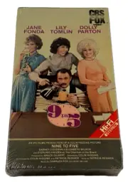 9 to 5 Betamax (not VHS) CBS FOX Video Factory Sealed WATERMARKS Dolly Parton
