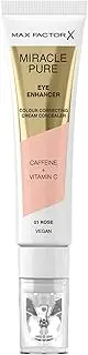 Max Factor Miracle Pure Eye Enhancer - Colour-Correcting Concealer - 01 - Rose, 10ml (0.3oz)