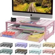 Computer Monitor Stand Riser, office organizer with Drawer, Office Organizers...