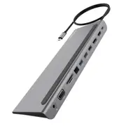 Mbeat 11 In 1 Multiport USB-C Dock HDMI/VGA/USB-C/USB/SD Card Port Laptop Dock