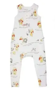 NEW PETER ALEXANDER WINNIE THE POOH ONE PIECE JUMPSUIT JNR SIZE 5 RRP$59.95 XMAS