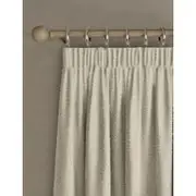 M&S Collection Boucle Pencil Pleat Curtains - Ecru