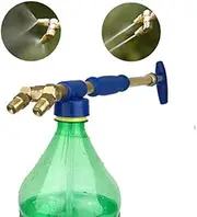 Yosoo123 G1 Spray Head Pulling Type Double Nozzle Bottle Spray Head Misting Gardening Sprayer for Watering Plants Home Garden