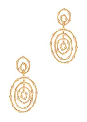 Joanna Laura Constantine Pearl-embellished 18kt Gold-plated Drop Earrings ONE SIZE