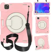 MCC Kids Shockproof Strap iPad Pro 11 2021 3rd Gen Apple Case Cover Ring [Pink]