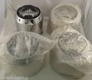 KMC Chrome Custom Wheel Center Cap Caps Set of 4 # 1043B136 NEW!
