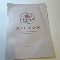 在飛比找蝦皮購物優惠-OUI ORGANIC玫瑰精萃煥顏保濕面膜1片