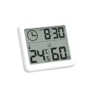 Ultra-thin Digital Clocks LCD Electronic Temperature Humidity