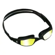 Michael Phelps Yellow Titanium Mirrored Ninja Goggles, Black, 192240