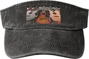 [RLDOBOFE] Sun Visor Hat Adjustable Empty Top Baseball Cap Guitar Sun Hats for Women Men Sports Hats Summer Beach Cap