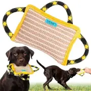 Durable Dog Bite Pillow 10 x 7 Inches - Safe Biting Pad with 3 Comfortable &