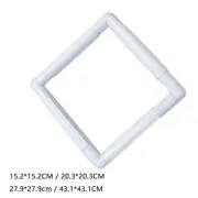 Cross Stitch Frame Clip Frame Adults DIY Needlework Square Embroidery Hoop