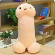 70cm Trick Penis Plush Soft Simulation Boy Dick Plushie Penis Pillow White A