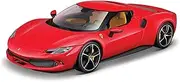 BURAGO 1/18 296 GTB Hybrid 830HP V6 2021 Rosso Corsa - Red BU16018CAR