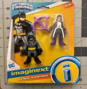 Batman & Huntress with Cross-bow Imaginext Figures set DC Super Friends