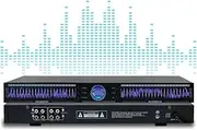 22-Band Digital Audio Equalizer, Professional Graphic Equalizer, Music Spectrum Analyzer，Stereo Graphic Equalizer with 10 Preset Effects, Automatic Noise Reduction/Low/Mid/Treble Adjustment